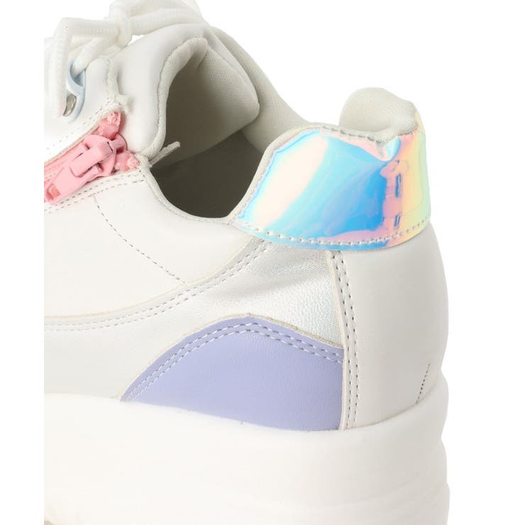 ＜脱ぎ履きしやすい＞ファスナー付厚底スニーカー | ESPERANZA | 詳細画像26 