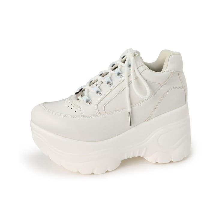 ＜脱ぎ履きしやすい＞ファスナー付厚底スニーカー | ESPERANZA | 詳細画像28 