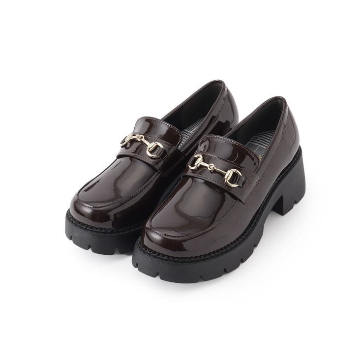 ブラウン(243) | ＼抗菌・消臭／ビット付きローファーパンプス | ESPERANZA