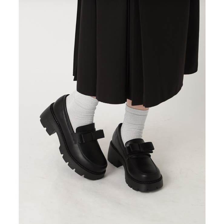 【抗菌・消臭】リボン付きローファーパンプス | ESPERANZA | 詳細画像33 