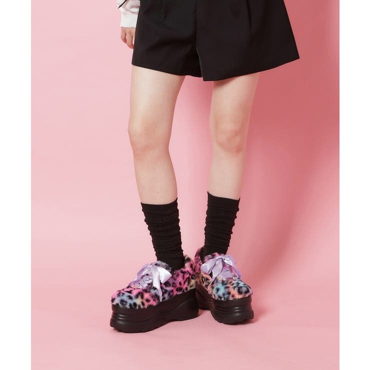 【新色追加】サテンリボンレースアップ厚底スニーカー | ESPERANZA | 詳細画像28 