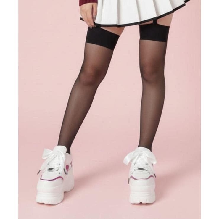 【新色追加】サテンリボンレースアップ厚底スニーカー | ESPERANZA | 詳細画像18 