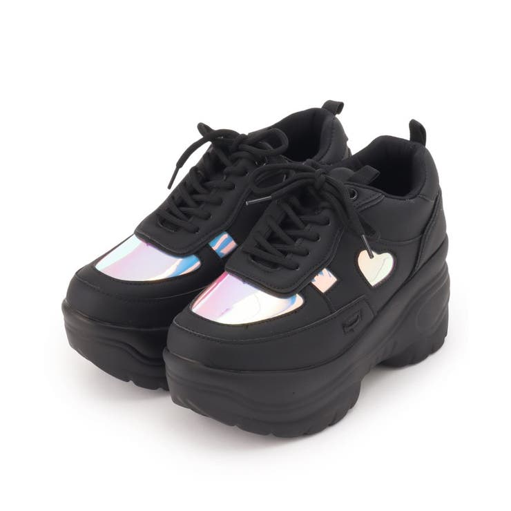 厚底ハートオーロラスニーカー[品番：WRDW0184519]｜ESPERANZA