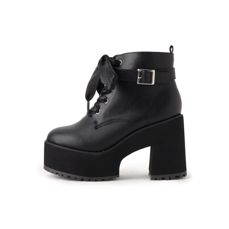 厚底レースアップブーツ | ESPERANZA | 詳細画像3 