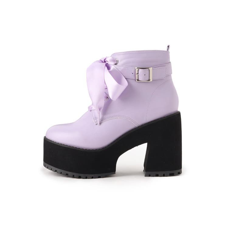 厚底レースアップブーツ | ESPERANZA | 詳細画像12 