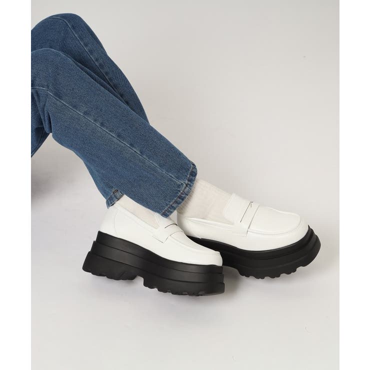 厚底2段ソールローファーパンプス | ESPERANZA | 詳細画像15 