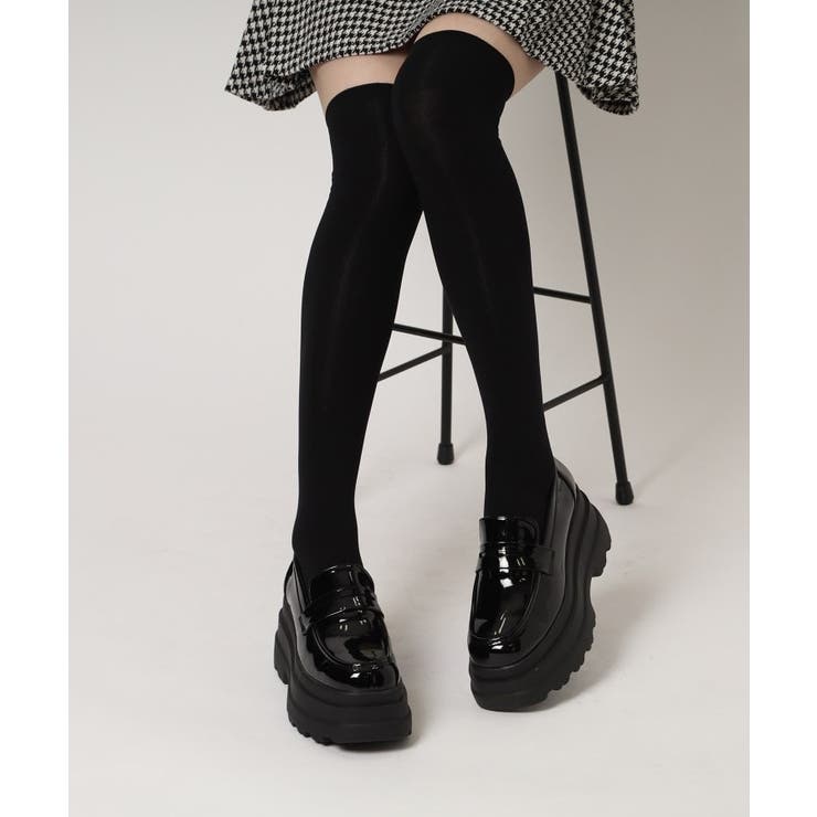 厚底2段ソールローファーパンプス | ESPERANZA | 詳細画像22 