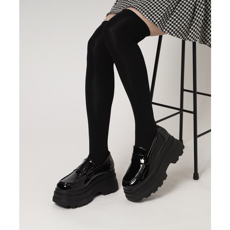 厚底2段ソールローファーパンプス | ESPERANZA | 詳細画像23 