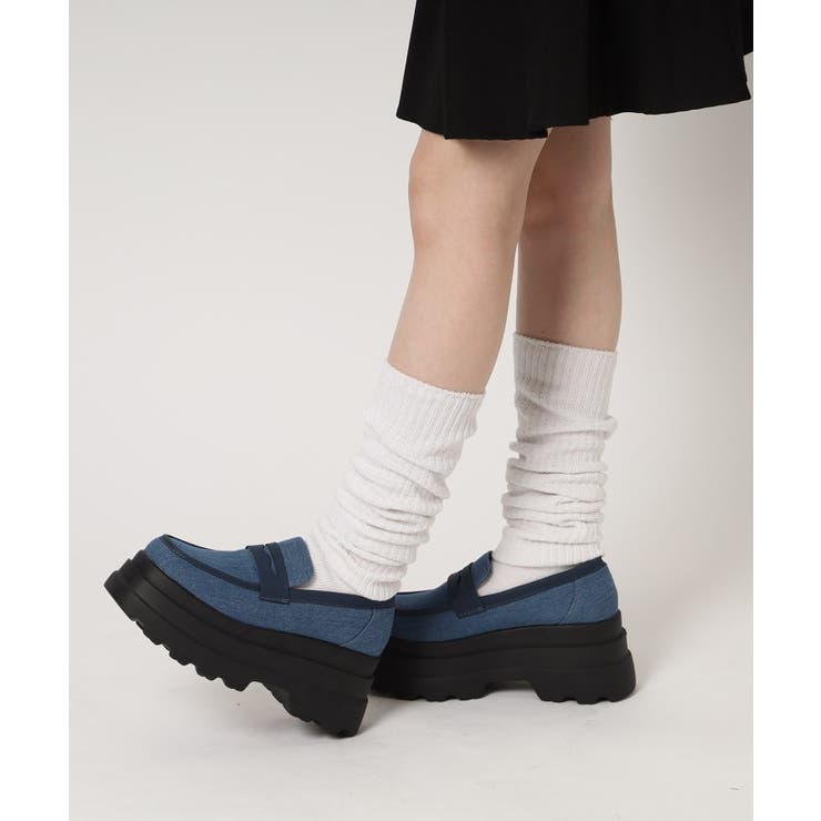 厚底2段ソールローファーパンプス | ESPERANZA | 詳細画像28 