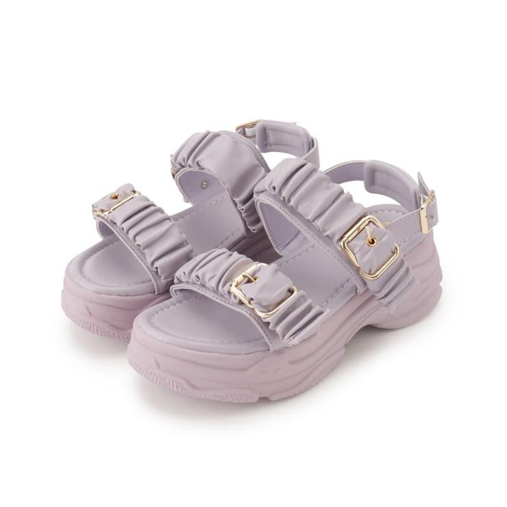 パープル(083) | 厚底クシュクシュベルトスポサン | ESPERANZA