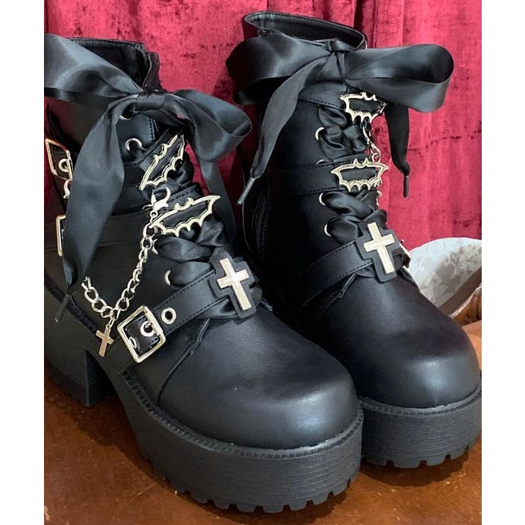 厚底×コウモリ×十字架スニーカー | ESPERANZA | 詳細画像2 