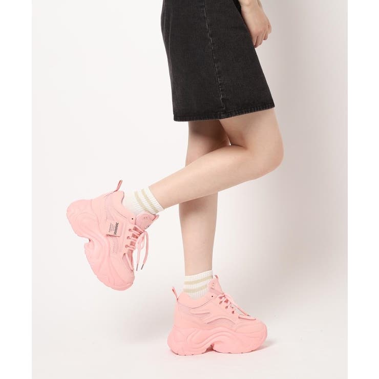 厚底ワンポイントインヒールデザインスニーカー | ESPERANZA | 詳細画像16 