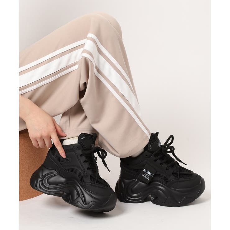 厚底ワンポイントインヒールデザインスニーカー | ESPERANZA | 詳細画像19 