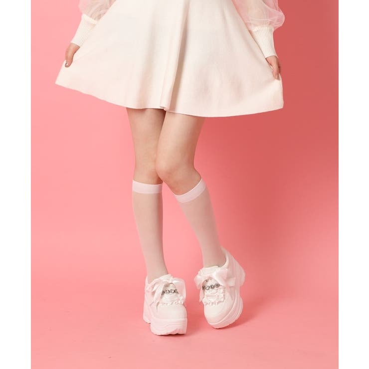 厚底キラキラストーン付スニーカー | ESPERANZA | 詳細画像5 