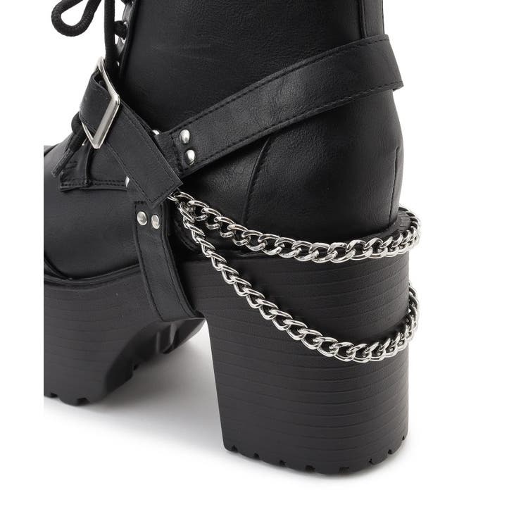 ベルト取り外し可厚底ベルト付きブーツ | ESPERANZA | 詳細画像24 