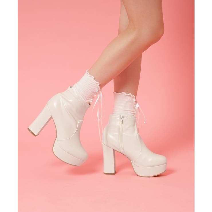 厚底ストレッチブーツ | ESPERANZA | 詳細画像14 