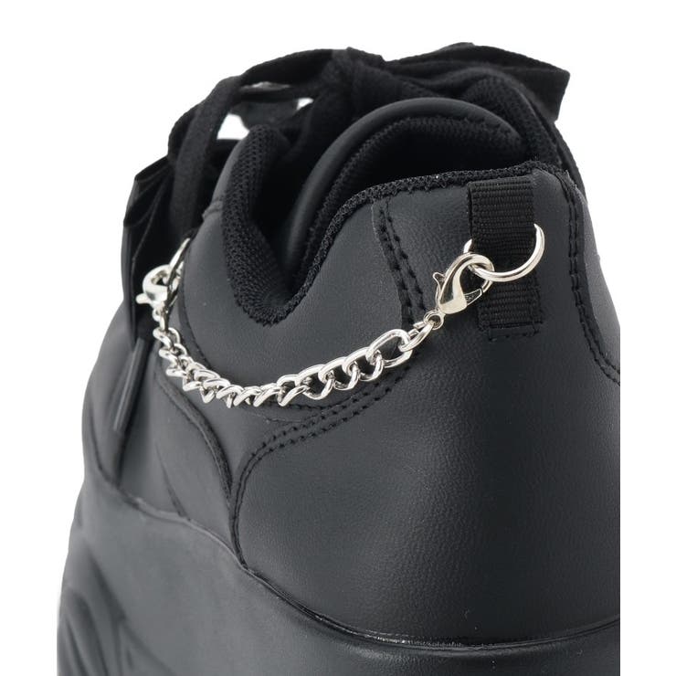 クマ×チェ―ン付き厚底インヒールスニーカー | ESPERANZA | 詳細画像17 