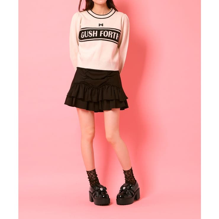 リボン付厚底ローファーパンプス | ESPERANZA | 詳細画像9 