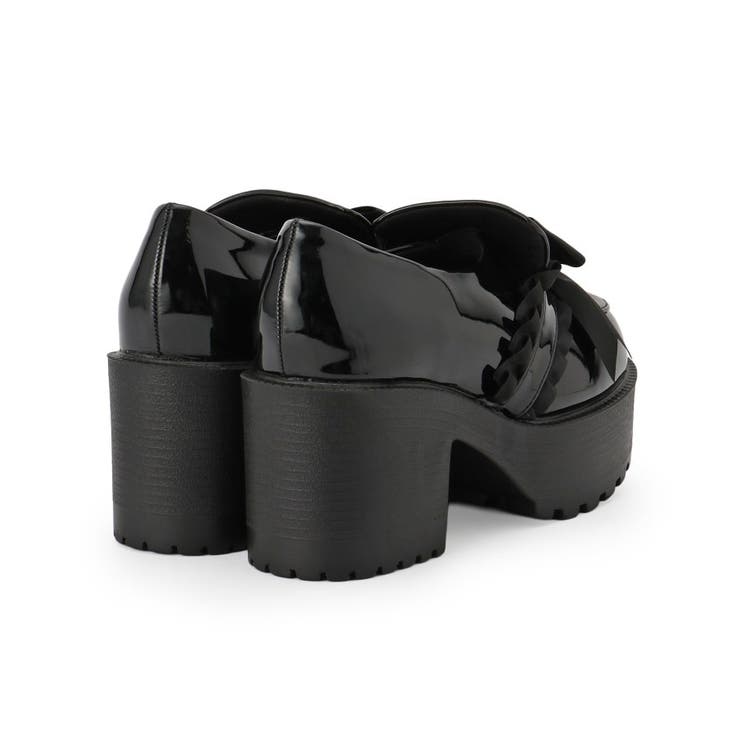 リボン付厚底ローファーパンプス | ESPERANZA | 詳細画像16 