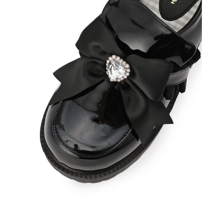 リボン付厚底ローファーパンプス | ESPERANZA | 詳細画像19 