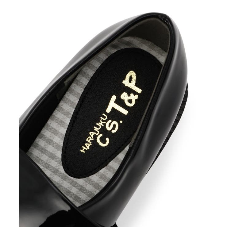 リボン付厚底ローファーパンプス | ESPERANZA | 詳細画像22 