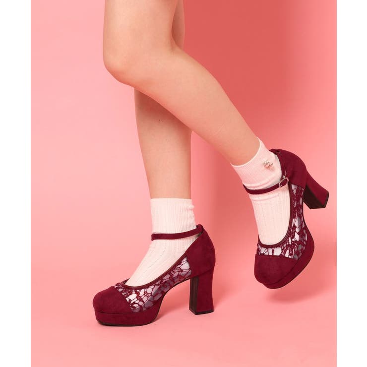 厚底レースパンプス | ESPERANZA | 詳細画像5 