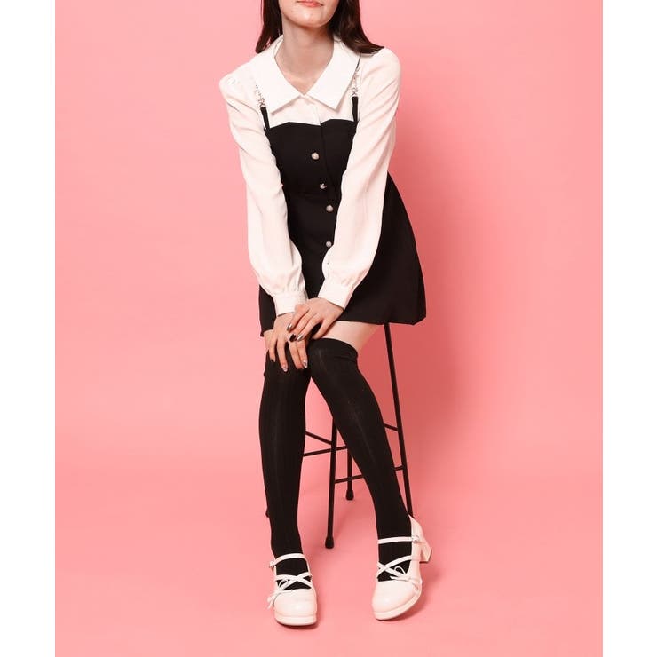 バレエコアリボン付きパンプス | ESPERANZA | 詳細画像3 