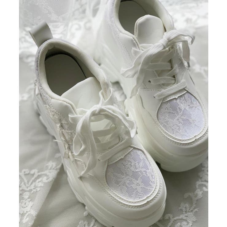 厚底リボンスニーカー | ESPERANZA | 詳細画像3 