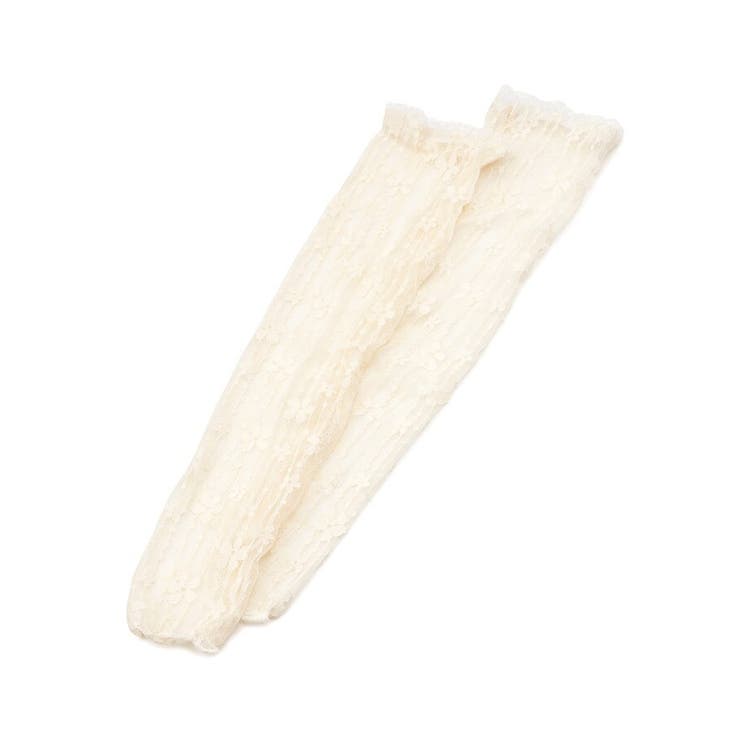 ベージュ(052) | フラワーレースアームカバー | ESPERANZA