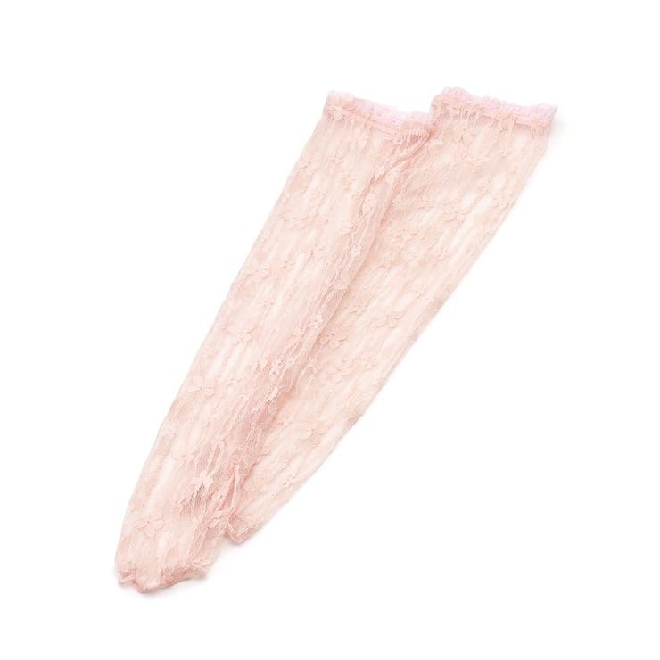 ピンク(072) | フラワーレースアームカバー | ESPERANZA