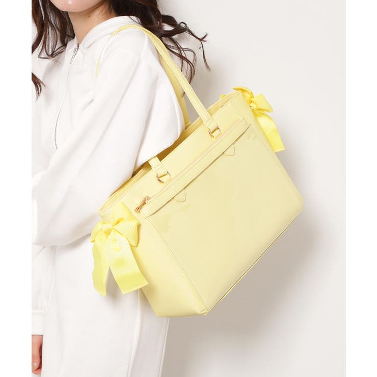 イエロー(032) | 推し活の必需品 クリアコンビトート | ESPERANZA