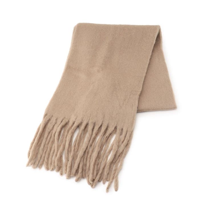 グレー(012) | アレンジしやすい250cm カラフルボリュームストールマフラー 累計販売約500… | ESPERANZA