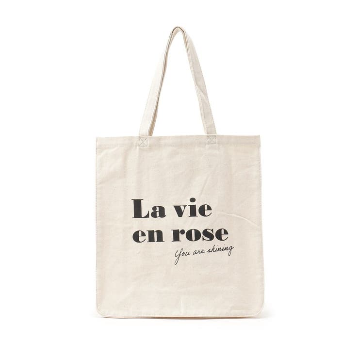 アイボリー(304) | 【新生活・新学期】色×柄全10種類 ロゴトートバッグ | ESPERANZA