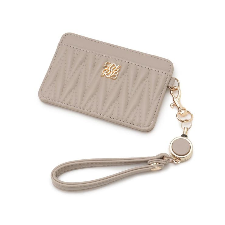 グレー(012) | キルティング パスケース 定期入れ | ESPERANZA