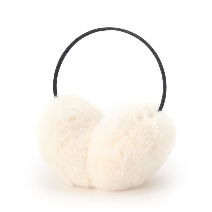 アイボリー(004) | 【防寒】もふもふあったか 細アームのイヤーマフ | ESPERANZA