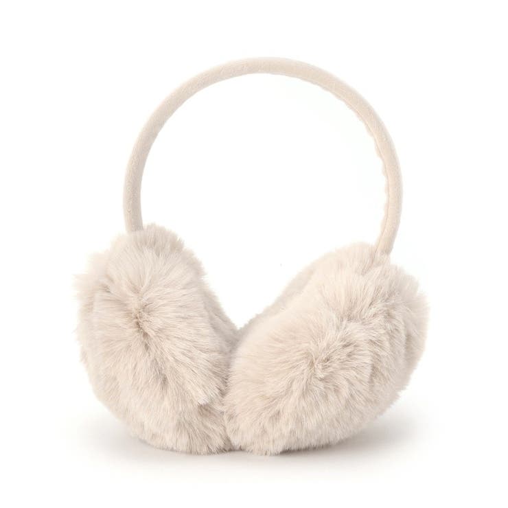 ベージュ(052) | 【防寒】もふもふあったか 太アームのイヤーマフ | ESPERANZA