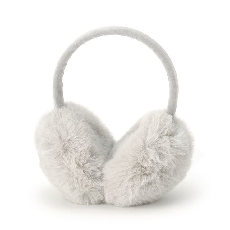 グレー(012) | 【防寒】もふもふあったか 太アームのイヤーマフ | ESPERANZA