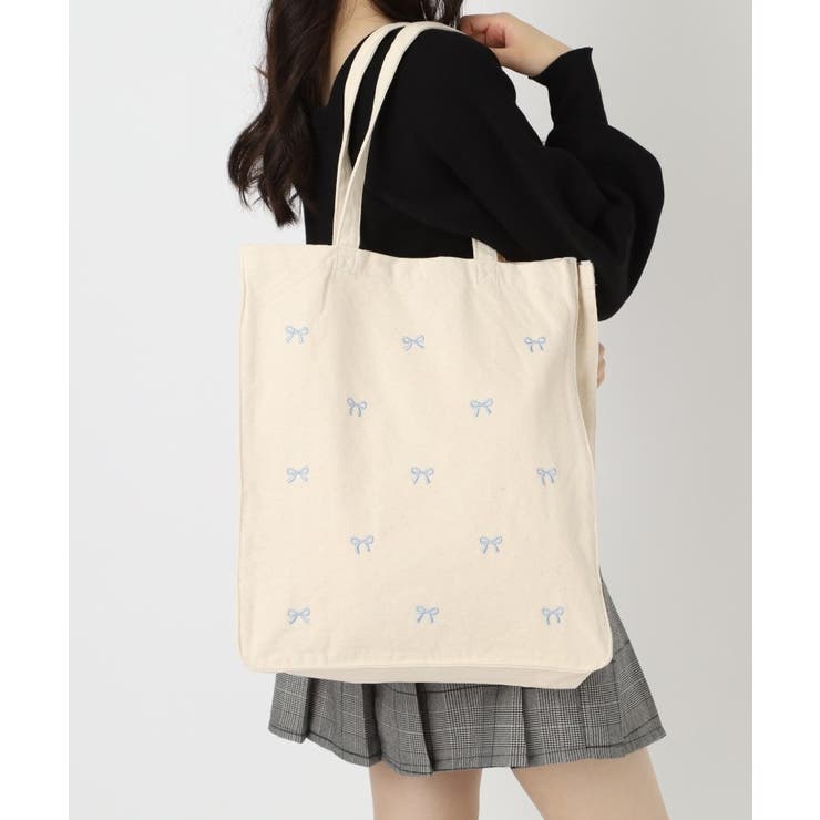 【新生活・新学期】リボン刺繍キャンバストートバッグ | ESPERANZA | 詳細画像22 