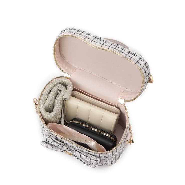 リボン付きバニティショルダーバッグ | ESPERANZA | 詳細画像9 