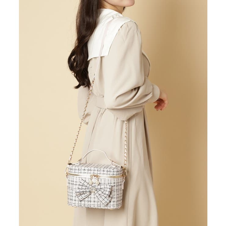 リボン付きバニティショルダーバッグ | ESPERANZA | 詳細画像22 