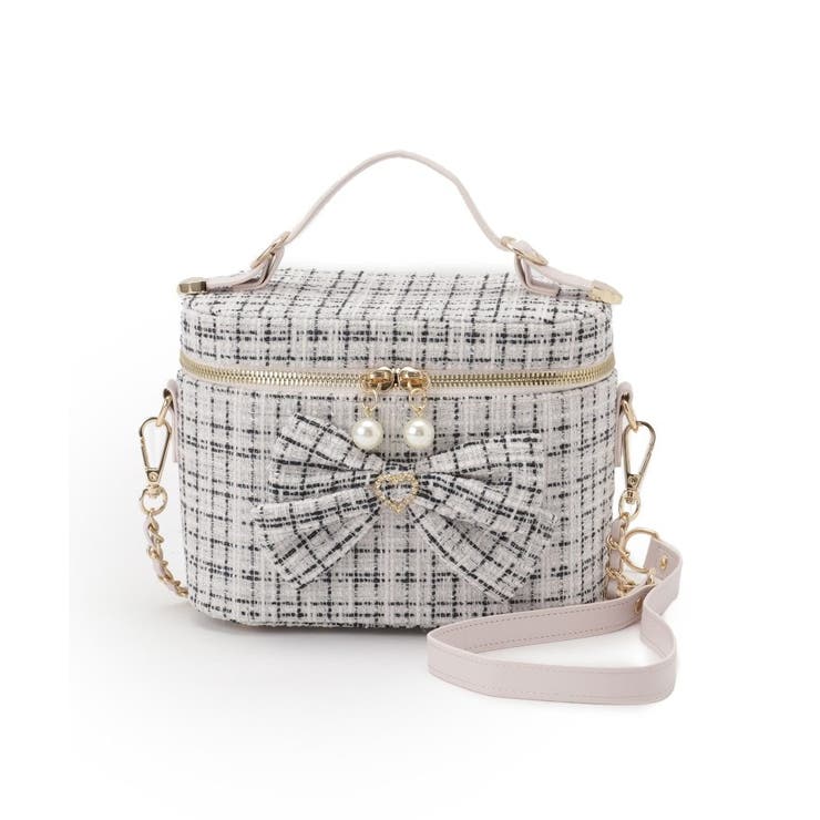 ピンク(072) | リボン付きバニティショルダーバッグ | ESPERANZA