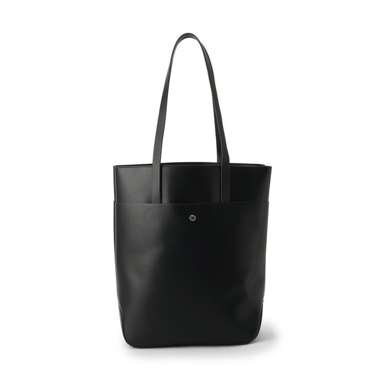 ブラック(019) | かるいかばん PC収納付き縦型トート | ESPERANZA