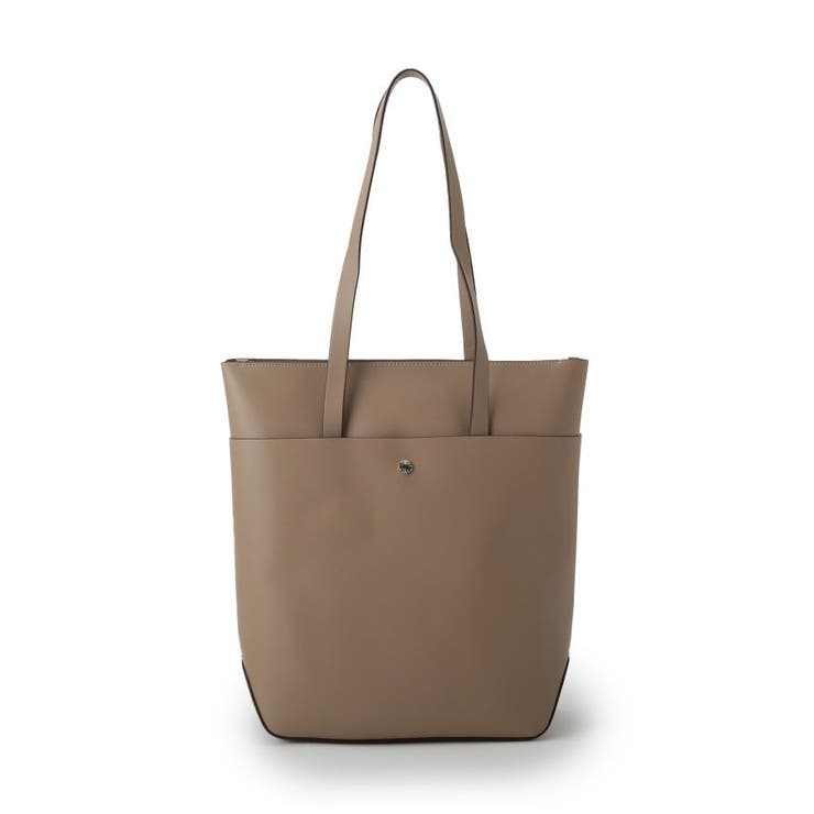 グレー(012) | かるいかばん PC収納付き縦型トート | ESPERANZA