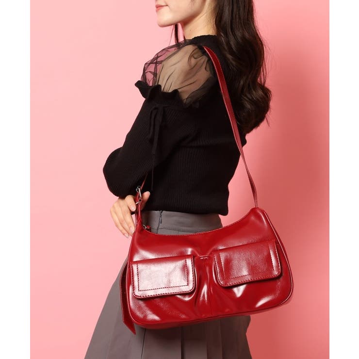 レッド(062) | フロントポケットショルダーバッグ | ESPERANZA