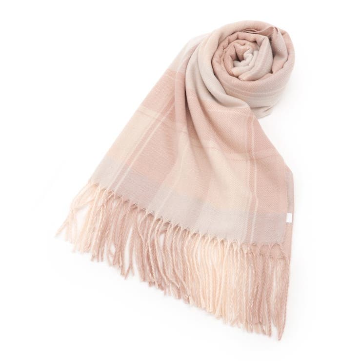 ピンク(072) | ソフトタッチチェックストール | ESPERANZA