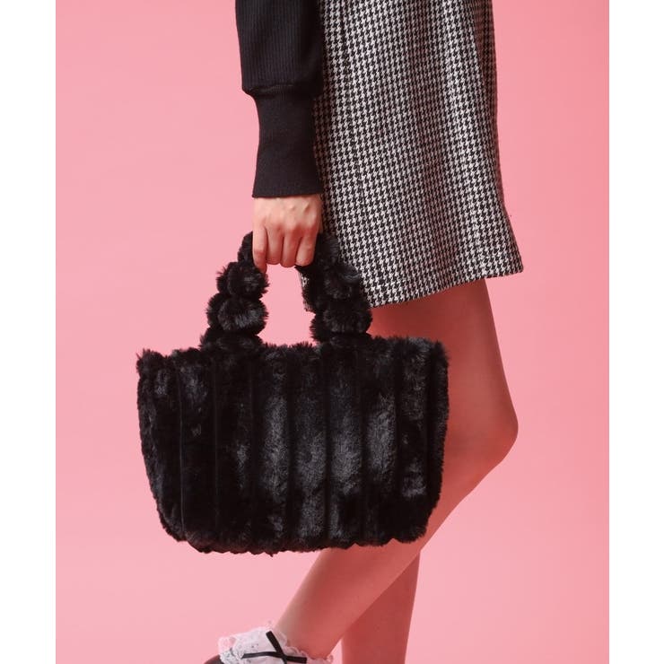 ブラック(019) | もこもこトートバッグ | ESPERANZA