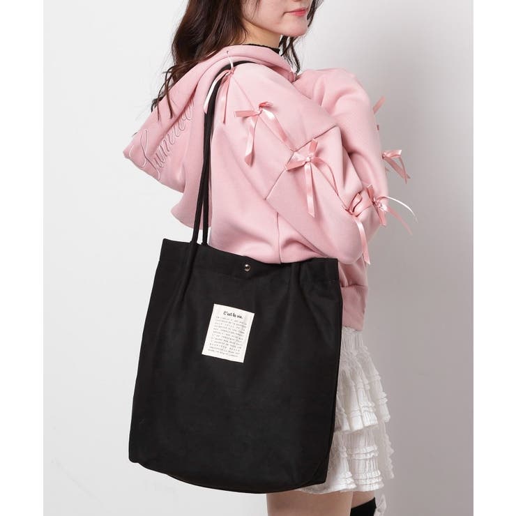 ブラック(019) | 【新生活・新学期】ハンドルタックトート | ESPERANZA