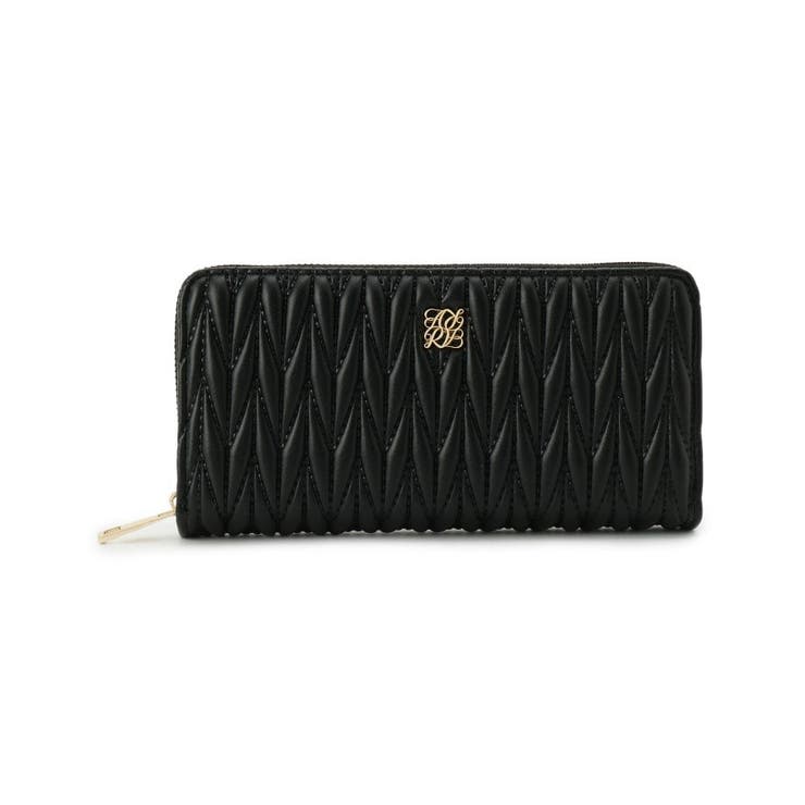 ブラック(019) | 収納力◎ キルティング長財布 | ESPERANZA