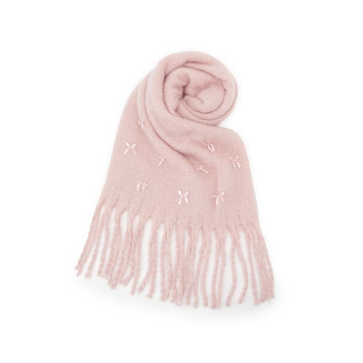 ピンク(372) | リボンモチーフストール | ESPERANZA