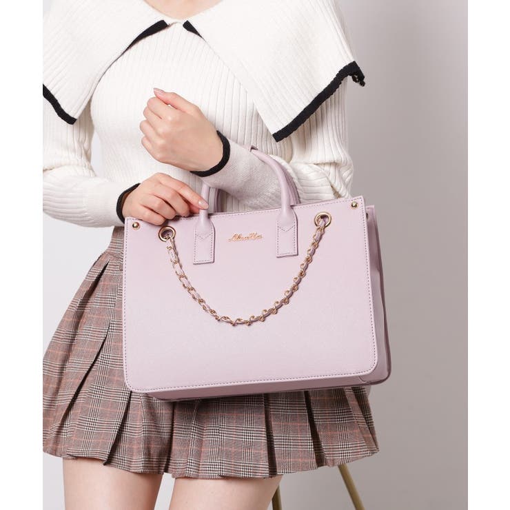 パープル(083) | 2WAYチェーントート | ESPERANZA